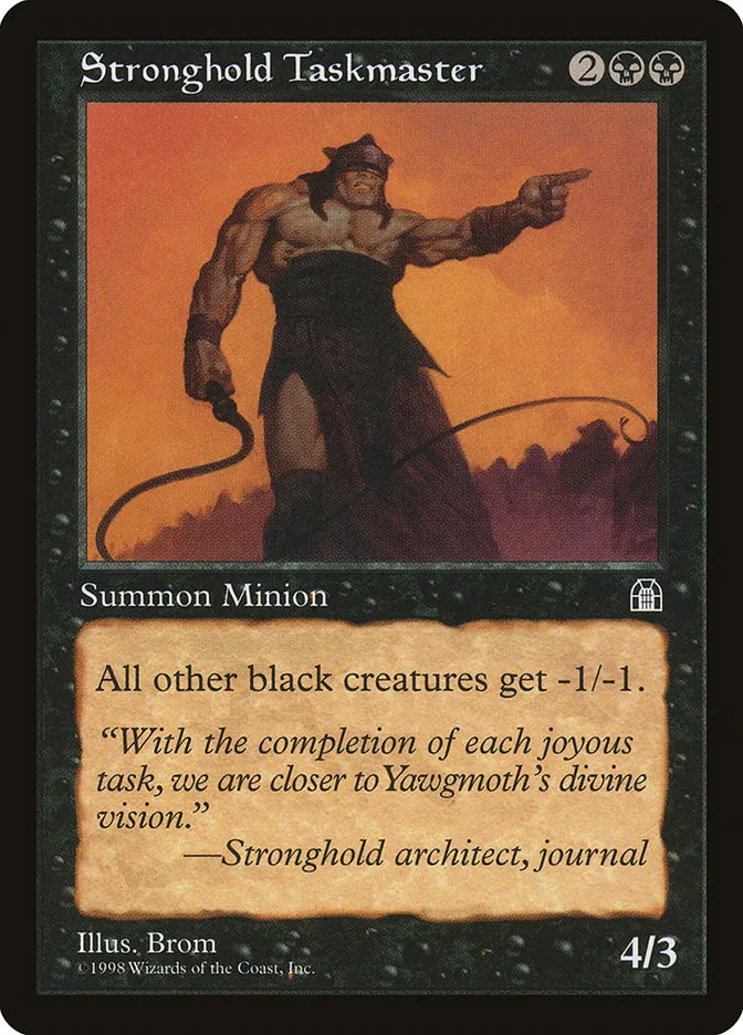 1998 Stronghold Stronghold Taskmaster uncommon #72 uncommon card image