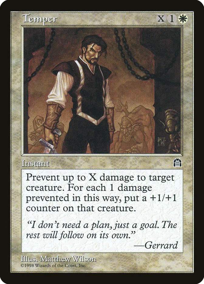 1998 Stronghold Temper uncommon #20 uncommon card image