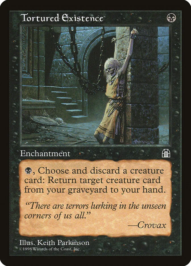 1998 Stronghold Tortured Existence common #74 common card image