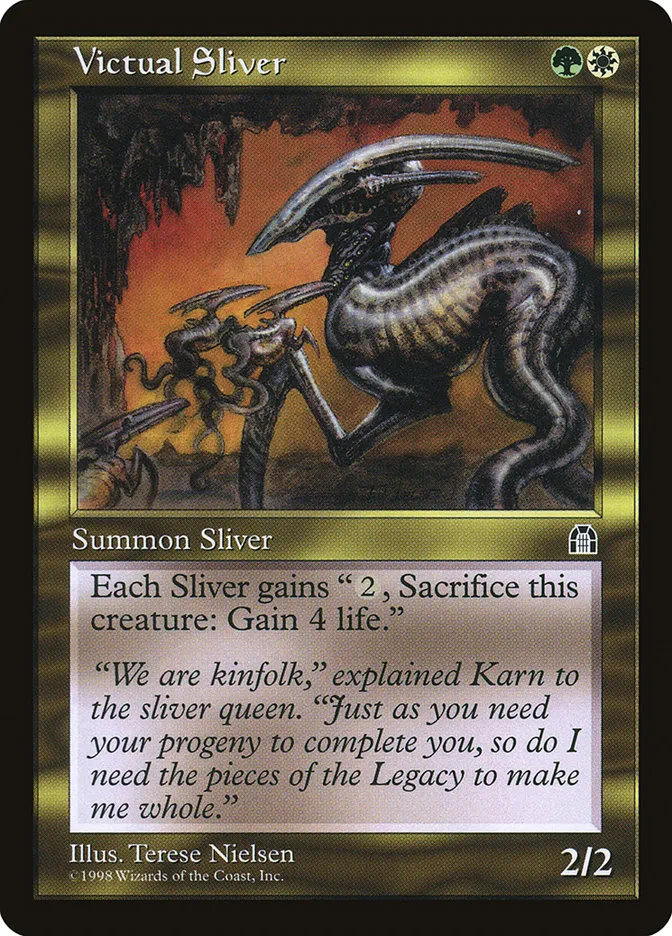 1998 Stronghold Victual Sliver uncommon #131 uncommon card image
