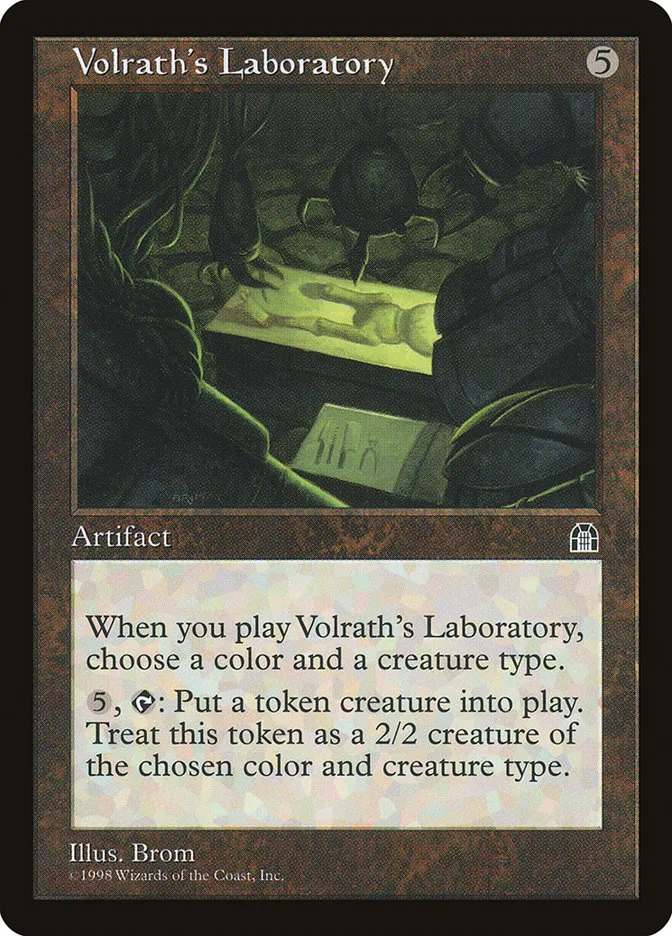 1998 Stronghold Volrath's Laboratory #142 rare card image