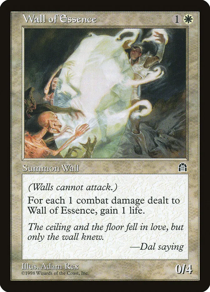 1998 Stronghold Wall of Essence uncommon #22 uncommon card image