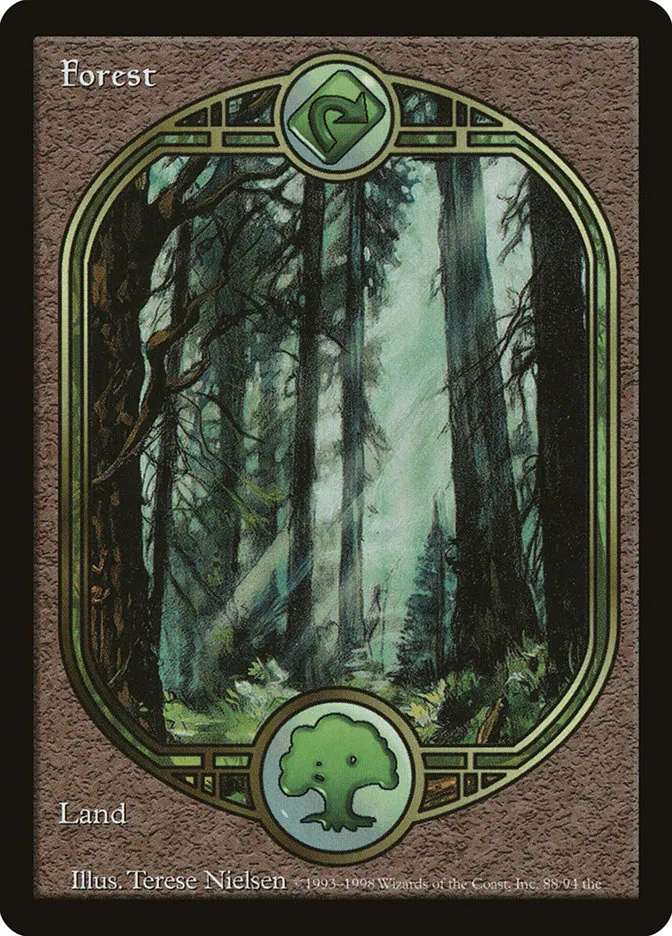 1998 Unglued Forest common #88 common card image