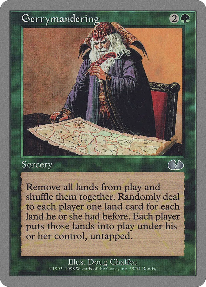 1998 Unglued Gerrymandering uncommon #59 uncommon card image