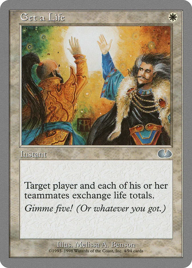 1998 Unglued Get a Life uncommon #4 uncommon card image