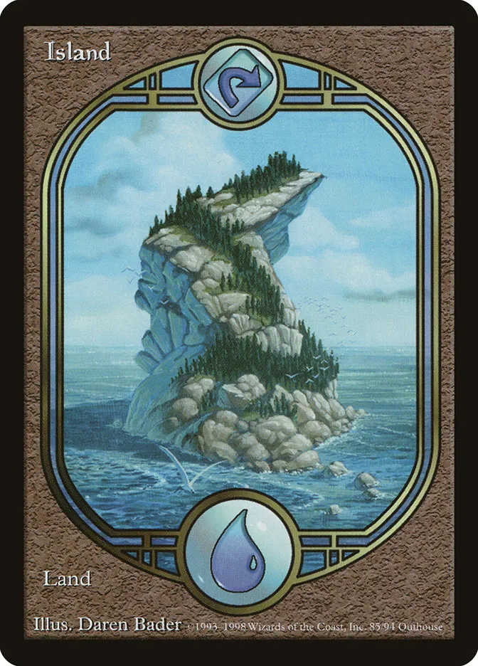 1998 Unglued Island common #85 common card image
