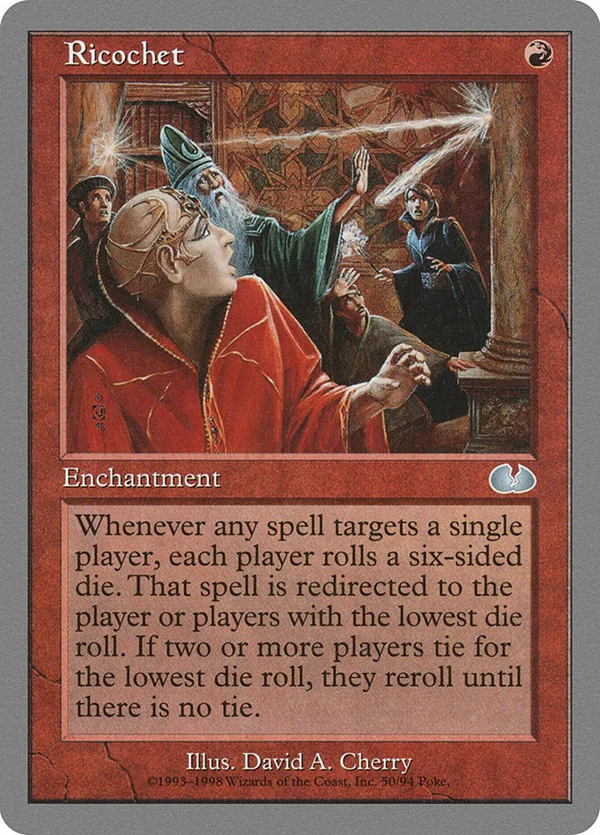 1998 Unglued Ricochet uncommon #50 uncommon card image