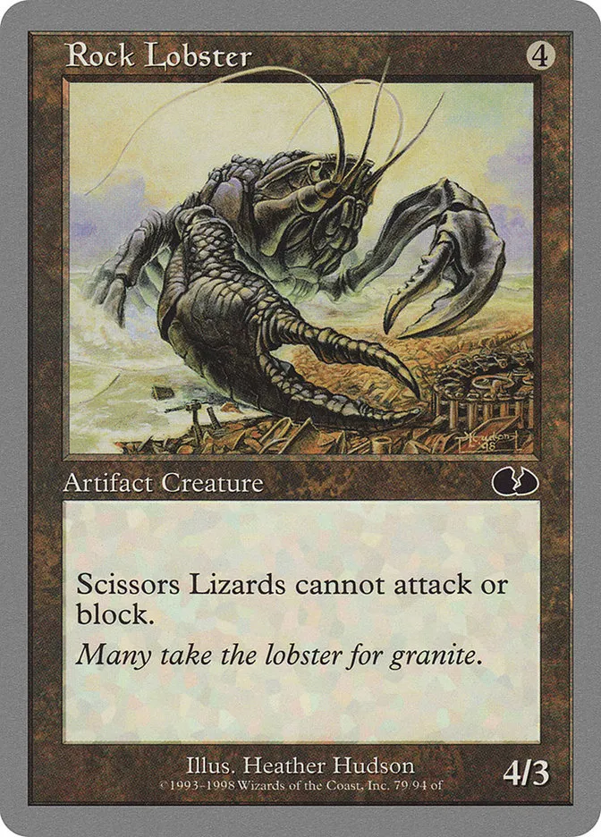 1998 Unglued Rock Lobster common #79 common card image
