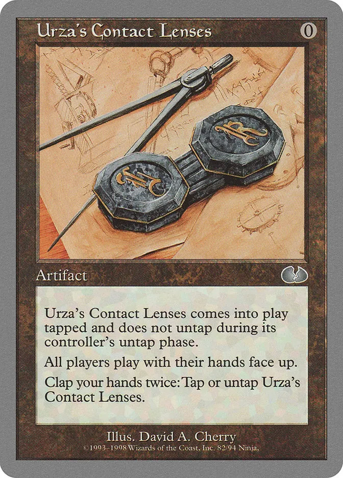 1998 Unglued Urza's Contact Lenses uncommon #82 uncommon card image