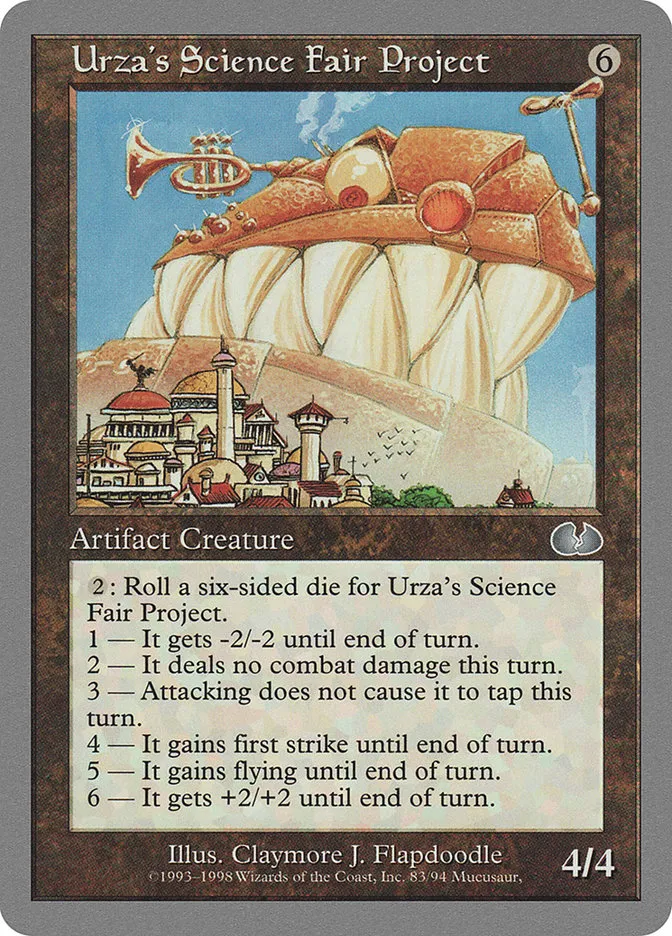1998 Unglued Urza's Science Fair Project uncommon #83 uncommon card image