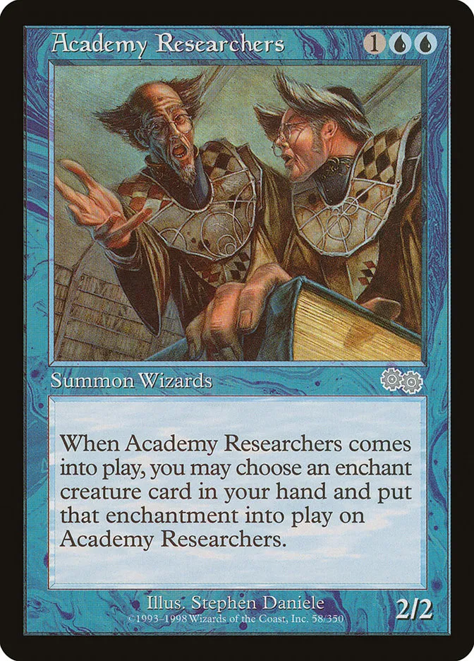 1998 Urza's Saga Academy Researchers uncommon #58 uncommon card image