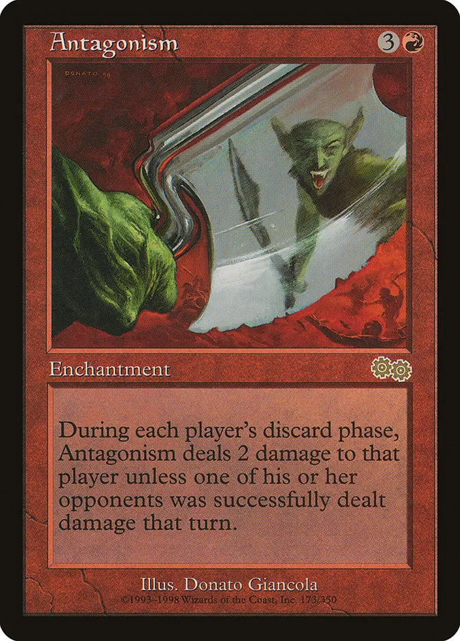 1998 Urza's Saga Antagonism #173 rare card image