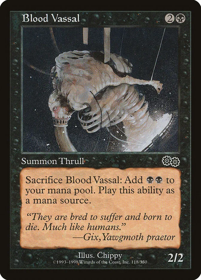 1998 Urza's Saga Blood Vassal common #118 common card image