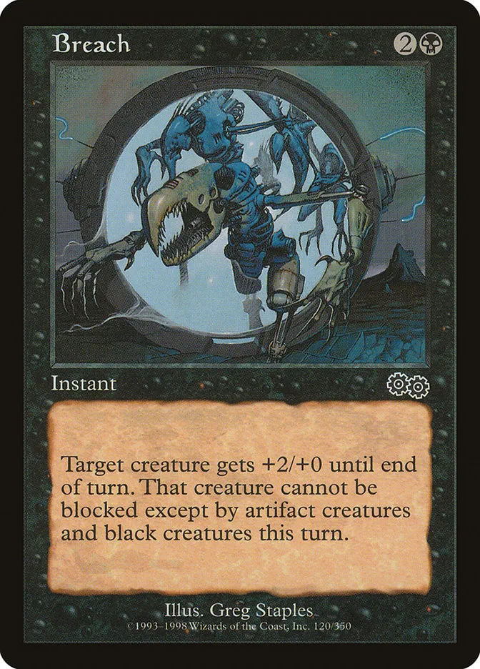 1998 Urza's Saga Breach common #120 common card image