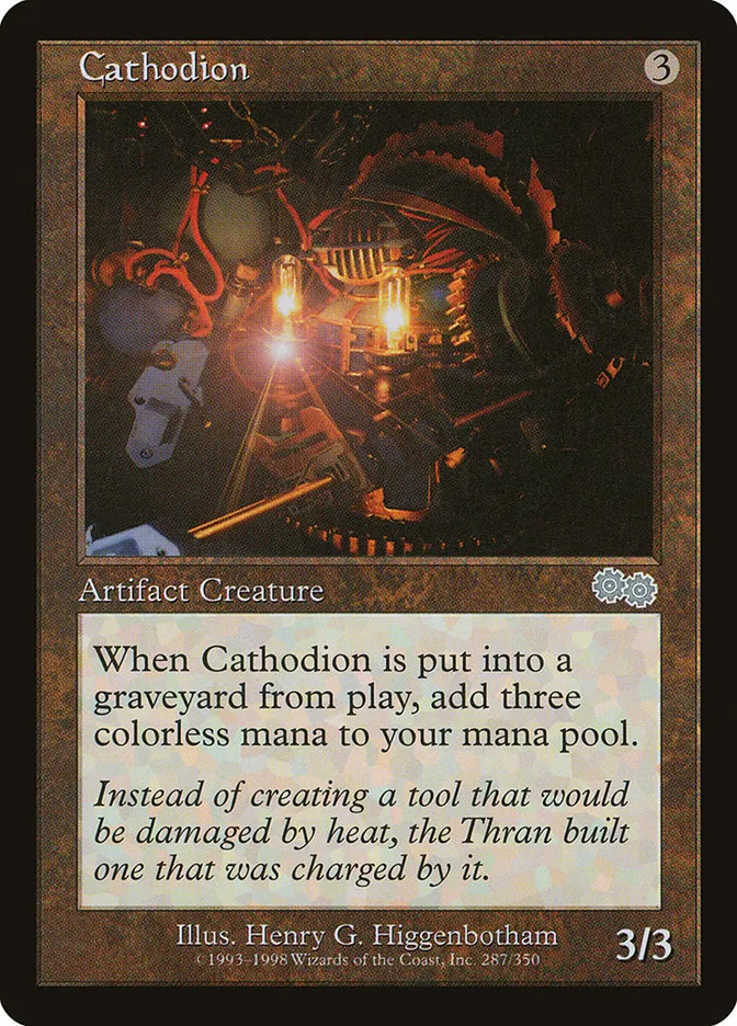 1998 Urza's Saga Cathodion #287 uncommon card image