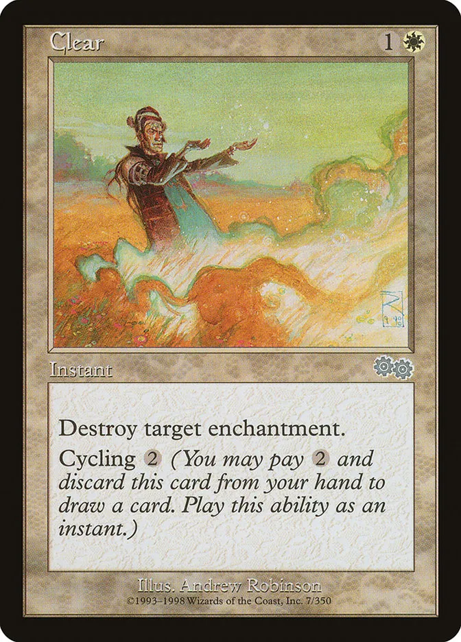 1998 Urza's Saga Clear uncommon #7 uncommon card image