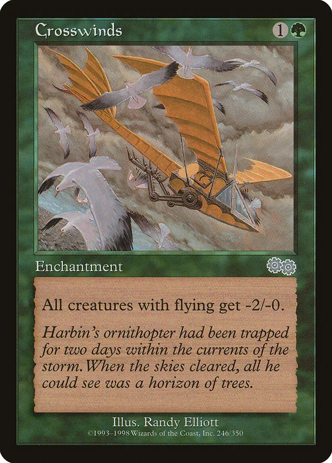 1998 Urza's Saga Crosswinds uncommon #246 uncommon card image