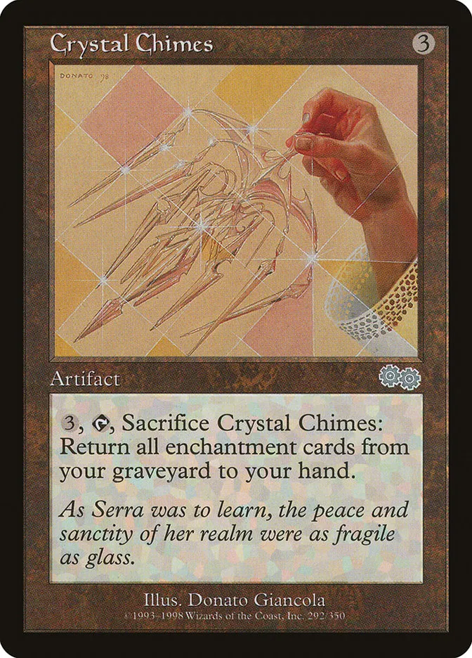 1998 Urza's Saga Crystal Chimes uncommon #292 uncommon card image