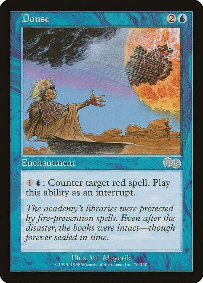 1998 Urza's Saga Douse uncommon #70 uncommon card image