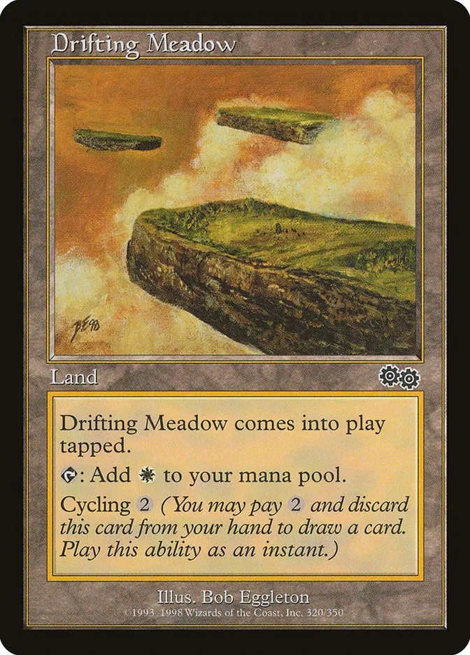 1998 Urza's Saga Drifting Meadow common #320 common card image