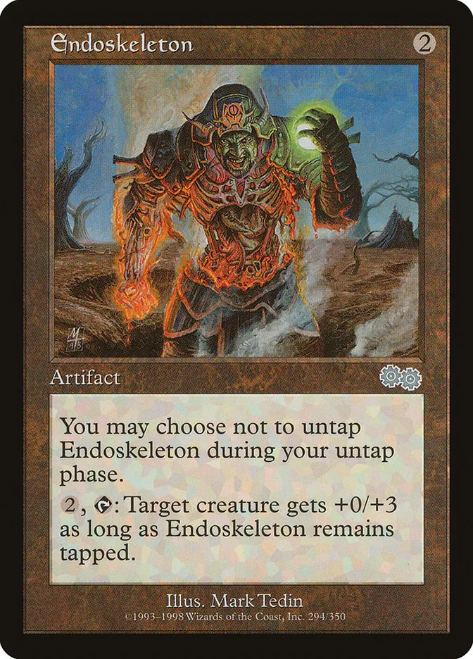 1998 Urza's Saga Endoskeleton uncommon #294 uncommon card image