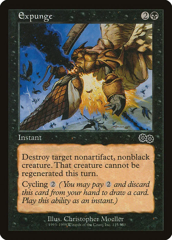 1998 Urza's Saga Expunge common #135 common card image