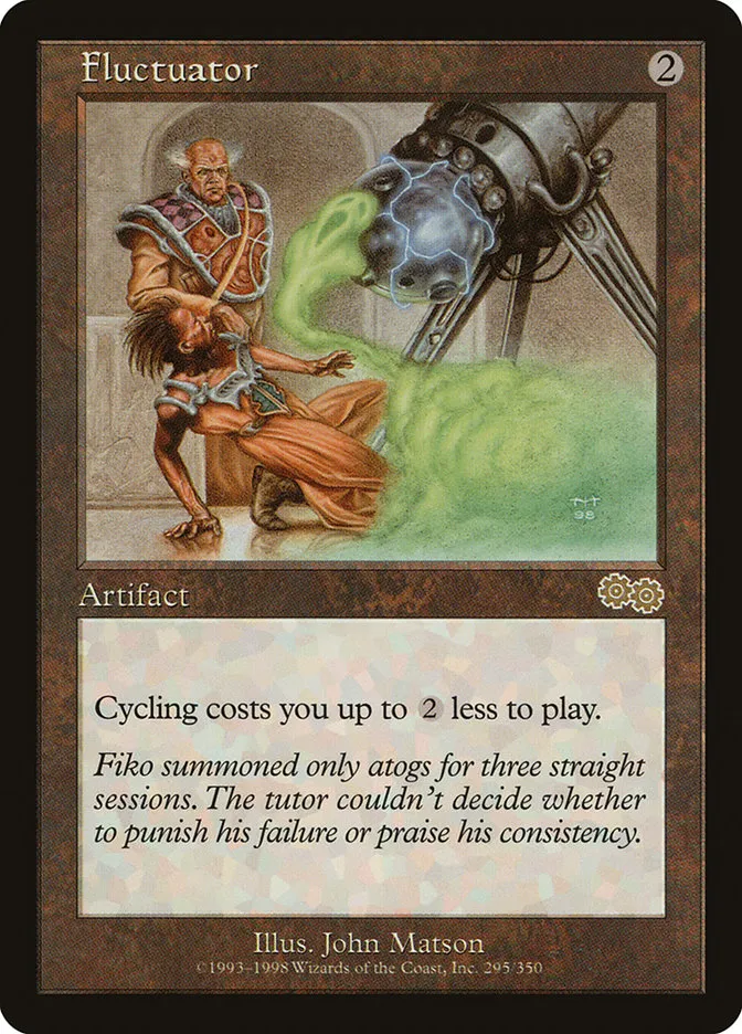 1998 Urza's Saga Fluctuator #295 rare card image