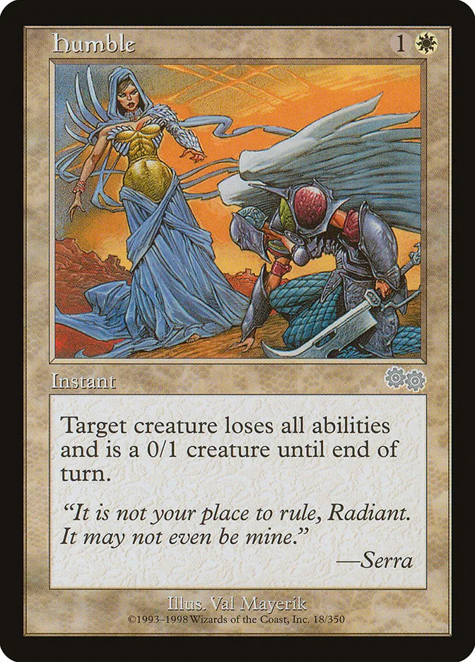 1998 Urza's Saga Humble uncommon #18 uncommon card image