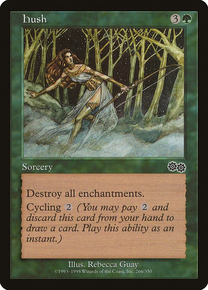 1998 Urza's Saga Hush common #266 common card image