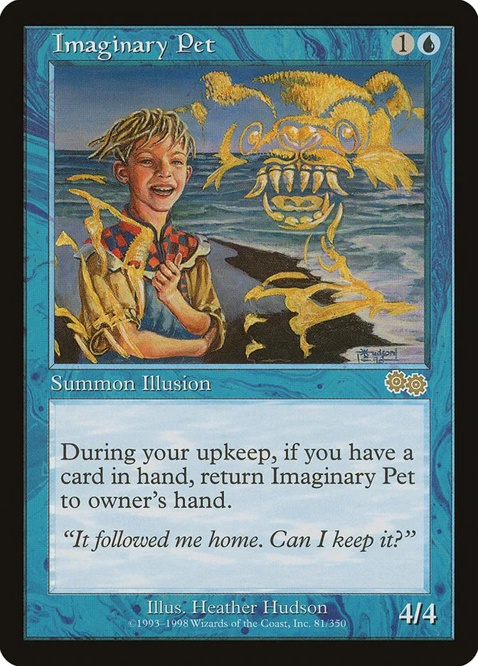 1998 Urza's Saga Imaginary Pet rare #81 rare card image