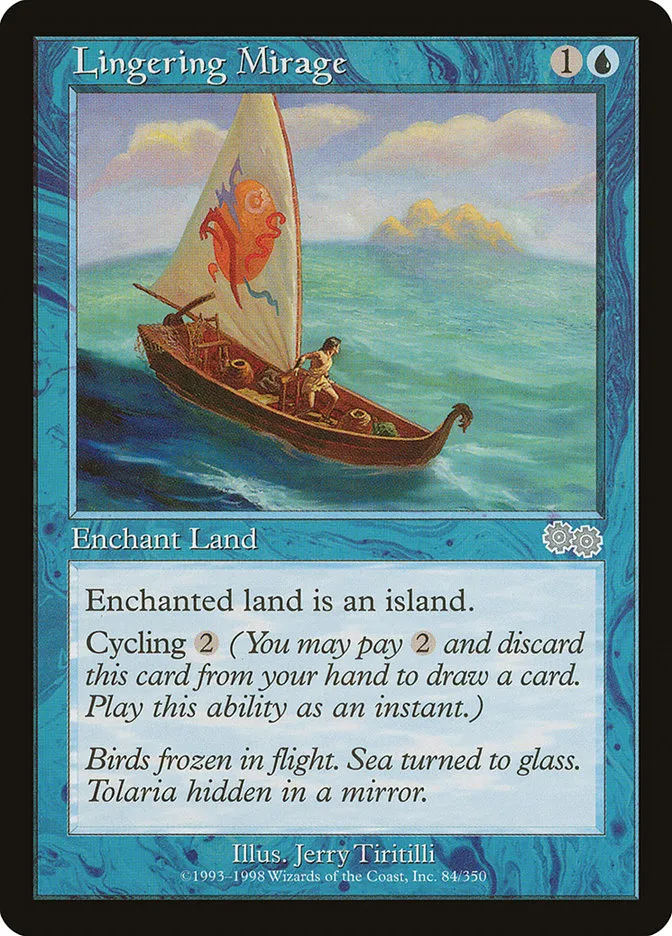 1998 Urza's Saga Lingering Mirage uncommon #84 uncommon card image