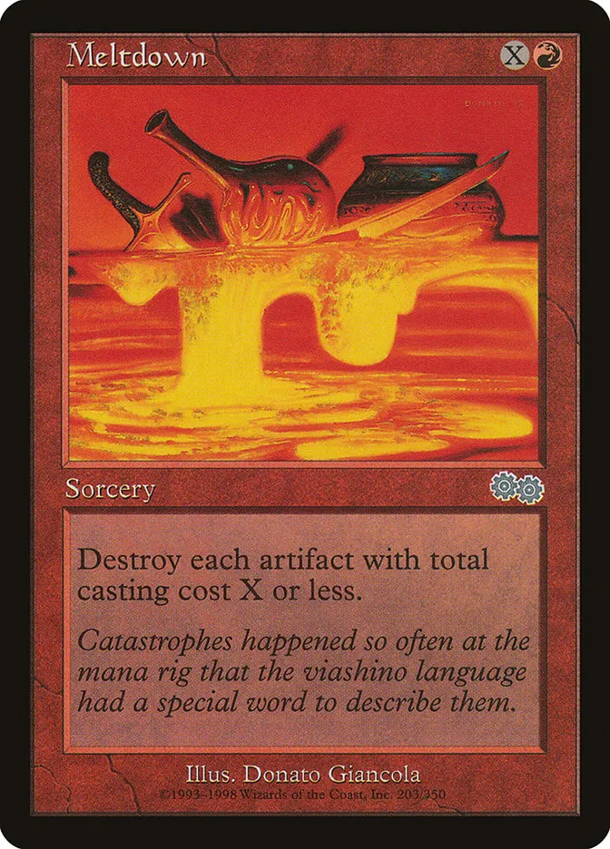 1998 Urza's Saga Meltdown uncommon #203 uncommon card image