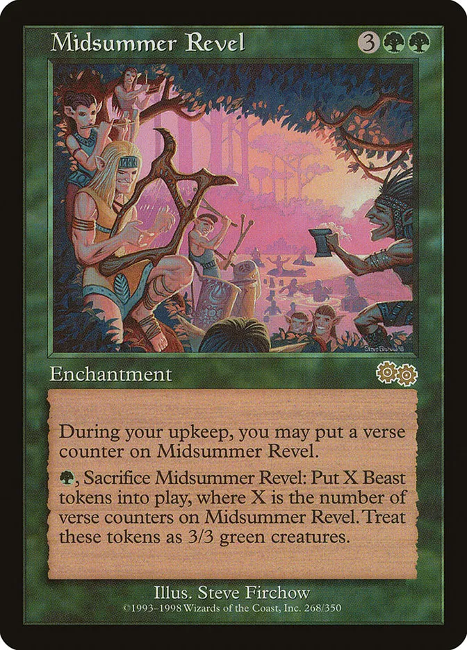 1998 Urza's Saga Midsummer Revel rare #268 rare card image