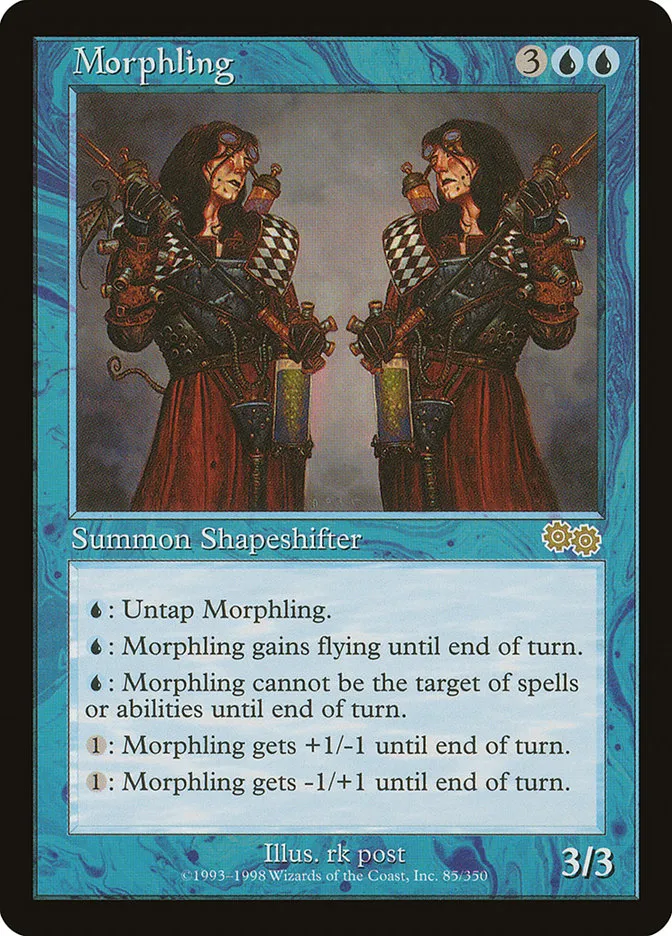 1998 Urza's Saga Morphling rare #85 rare card image