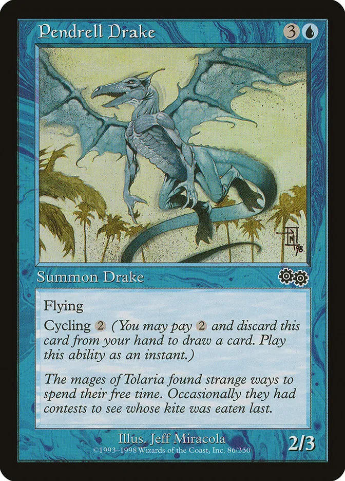 1998 Urza's Saga Pendrell Drake common #86 common card image