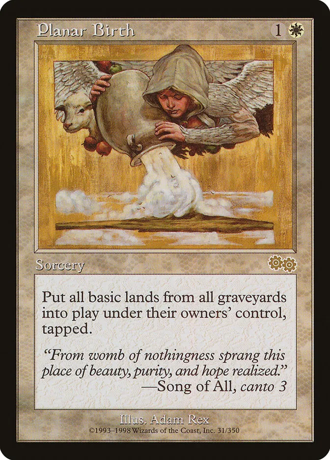1998 Urza's Saga Planar Birth rare #31 rare card image