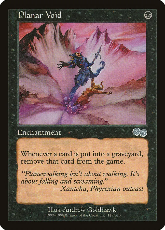 1998 Urza's Saga Planar Void uncommon #149 uncommon card image