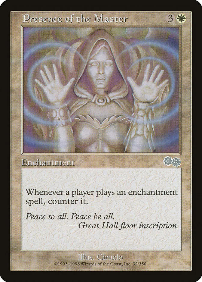 1998 Urza's Saga Presence of the Master uncommon #32 uncommon card image