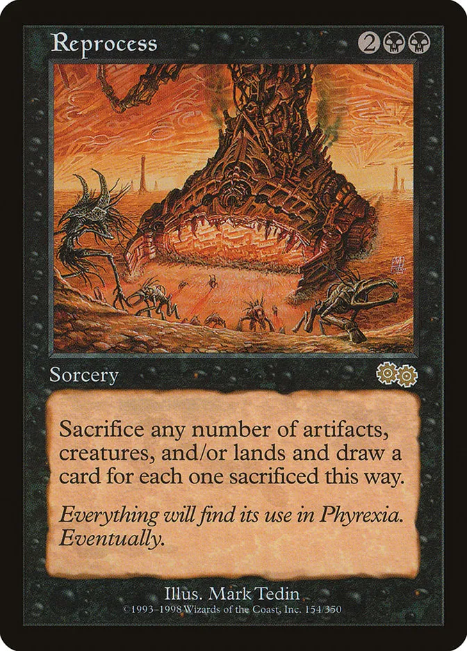 1998 Urza's Saga Reprocess rare #154 rare card image