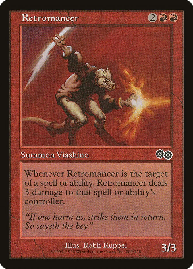 1998 Urza's Saga Retromancer #209 common card image