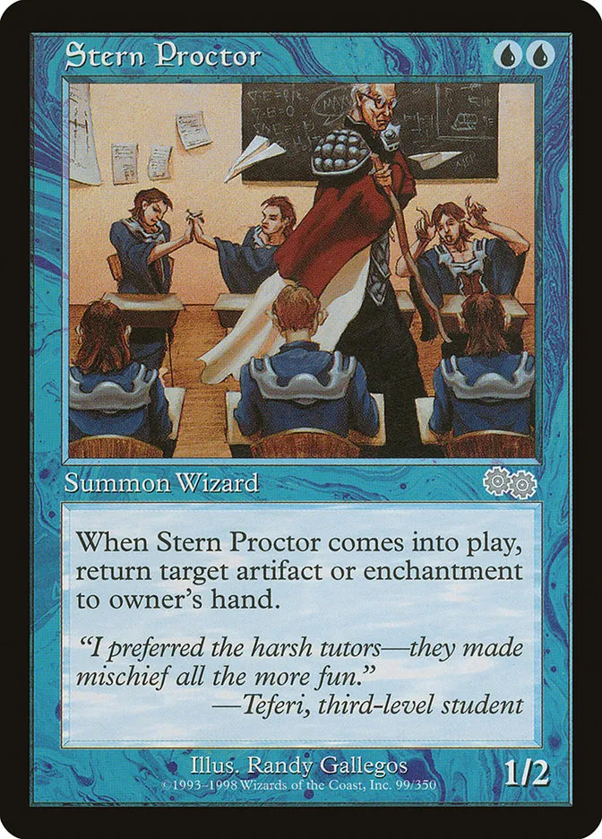 1998 Urza's Saga Stern Proctor uncommon #99 uncommon card image