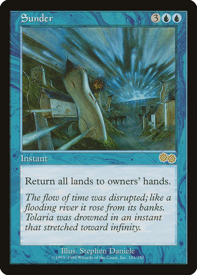 1998 Urza's Saga Sunder rare #101 rare card image