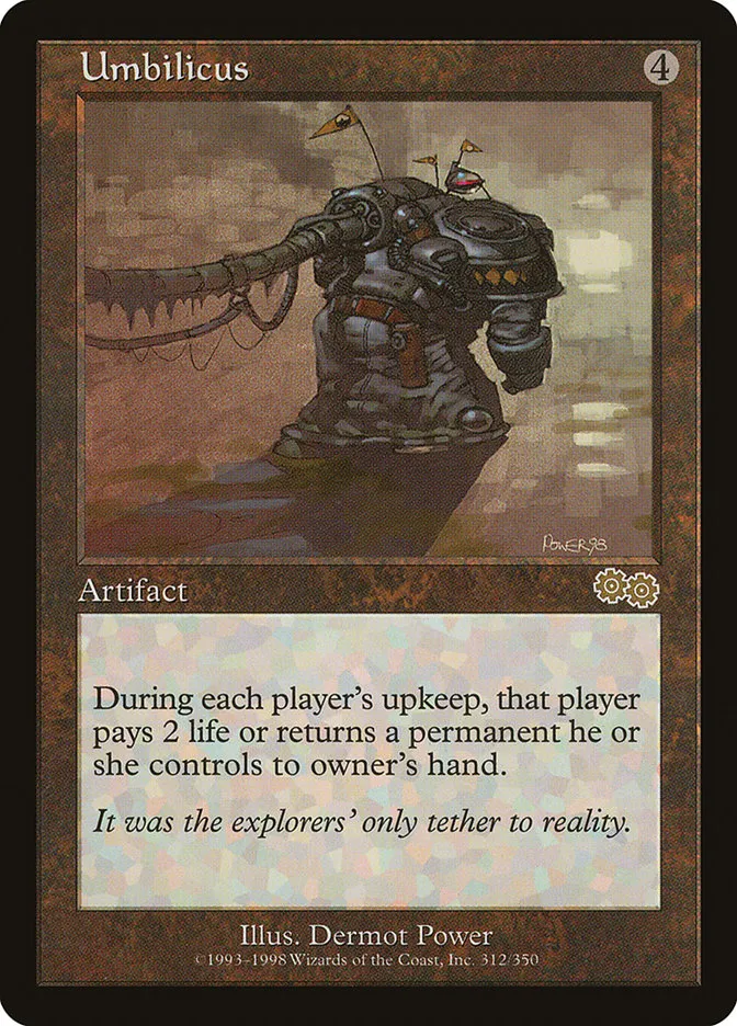 1998 Urza's Saga Umbilicus rare #312 rare card image