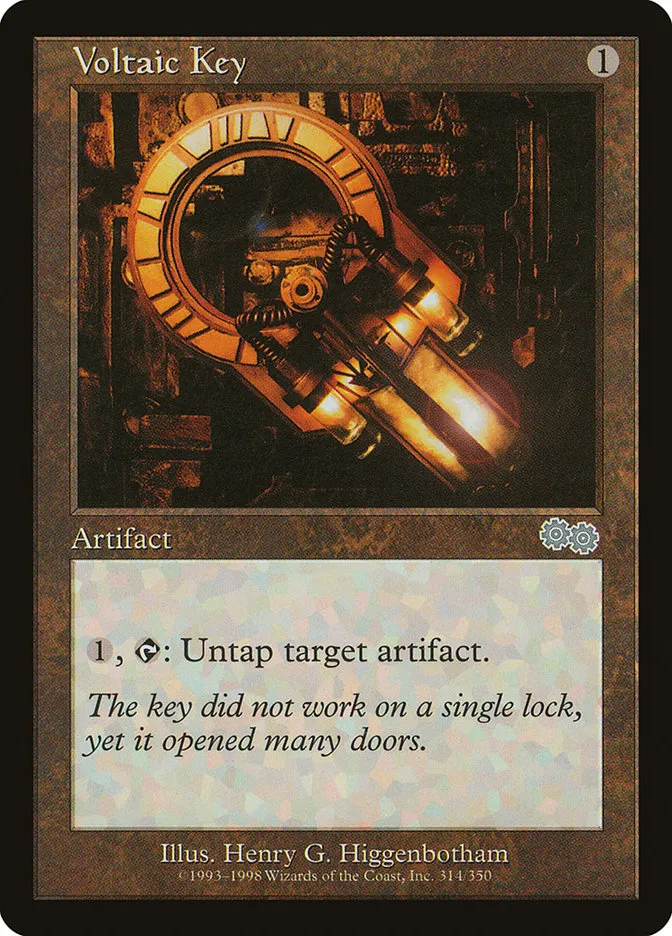 1998 Urza's Saga Voltaic Key #314 uncommon card image