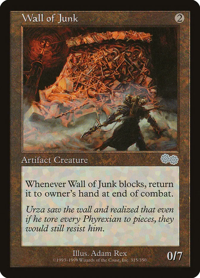 1998 Urza's Saga Wall of Junk uncommon #315 uncommon card image