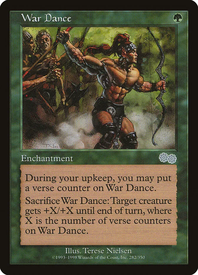 1998 Urza's Saga War Dance uncommon #282 uncommon card image