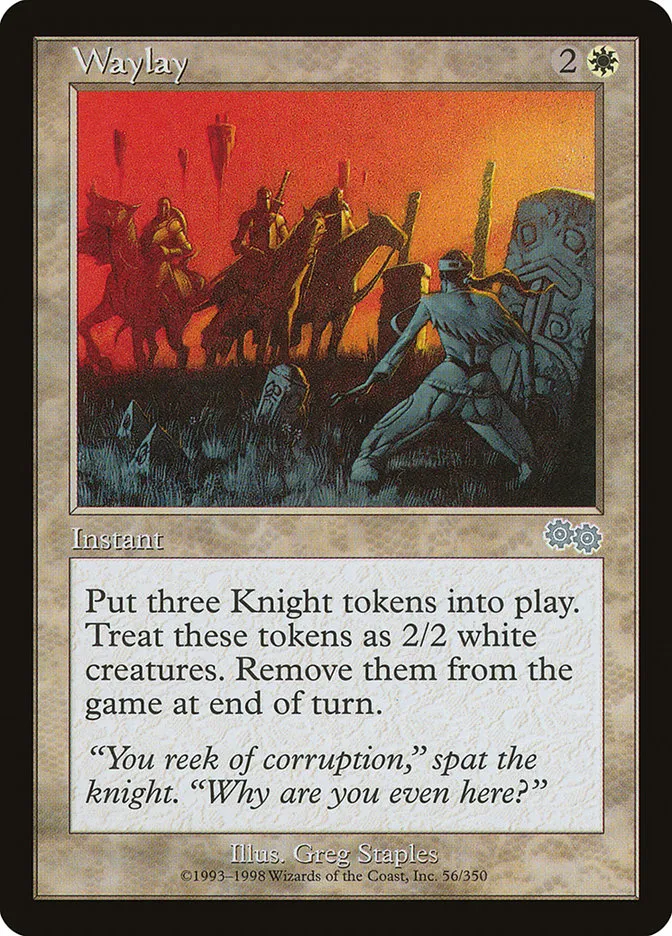 1998 Urza's Saga Waylay uncommon #56 uncommon card image