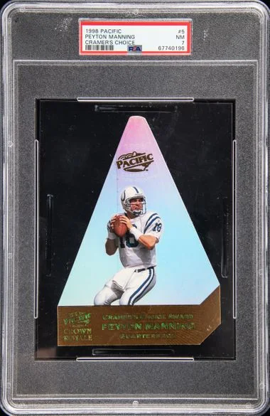 1998 Pacific Cramer's Choice Peyton Manning #5 card image