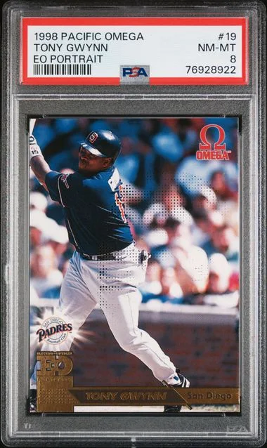 1998 Pacific Omega Eo Portrait Tony Gwynn #19 card image