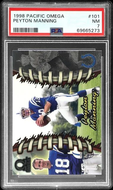 1998 Pacific Omega Peyton Manning #101 card image